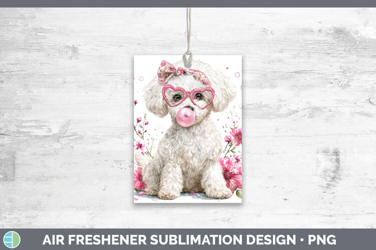 GorgeousDogs 02 Pink Bubble Gum Air Freshener design.