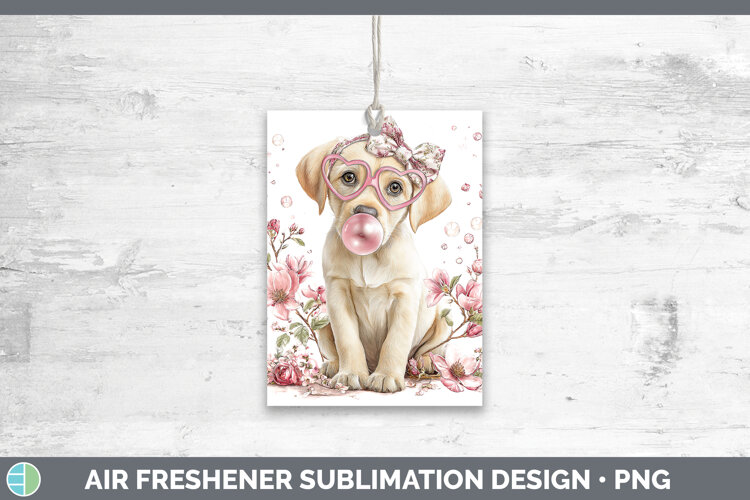 GorgeousDogs 02 Pink Bubble Gum Air Freshener design.