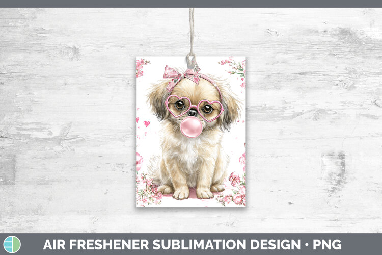 GorgeousDogs 02 Pink Bubble Gum Air Freshener design.