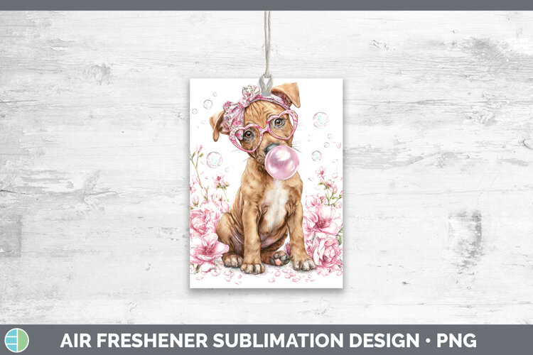 GorgeousDogs 02 Pink Bubble Gum Air Freshener design.