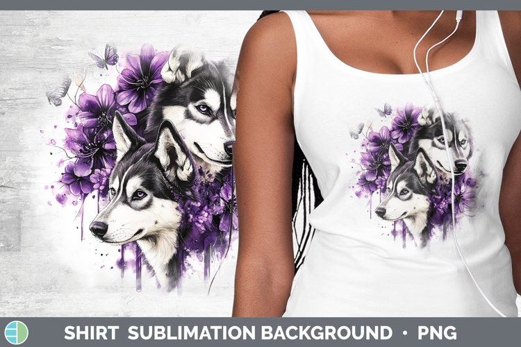 GorgeousDogs 02 Purple Drips Shirt design.