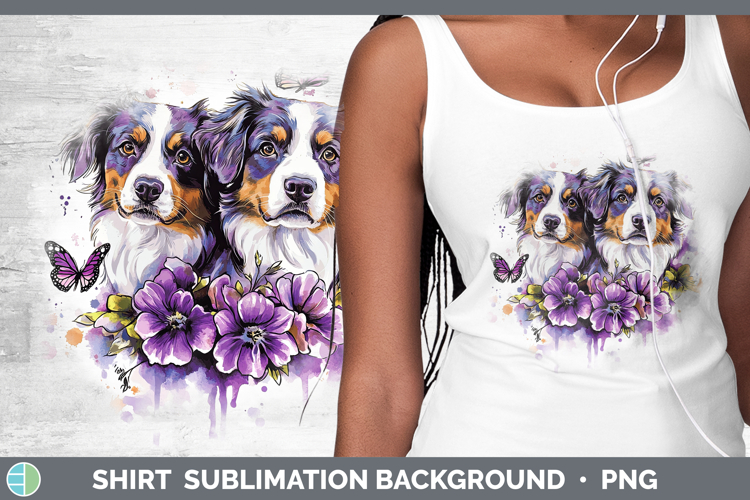 Australian Shepherd Clipart Image 5