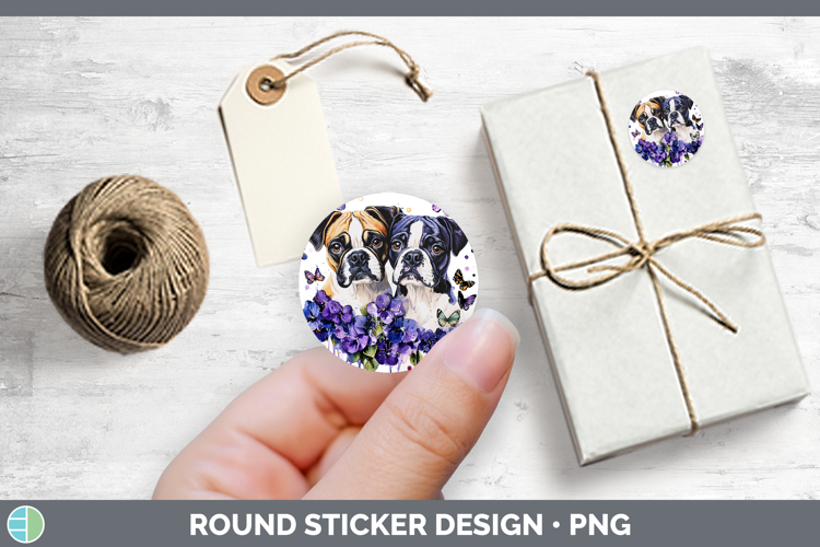Boxer Dog Clipart Image 21