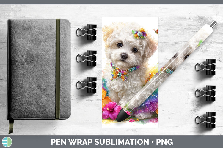 GorgeousDogs 02 Rainbow Summer Pen Wrap design.