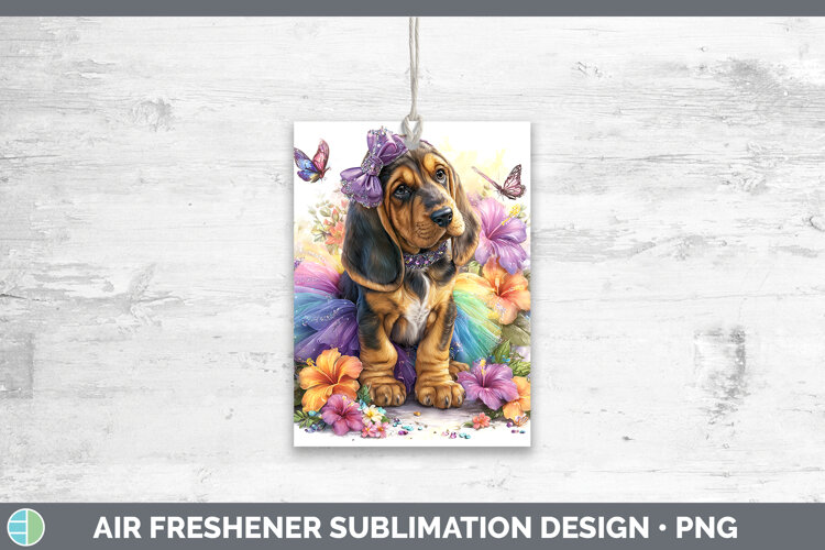 GorgeousDogs 02 Rainbow Summer Air Freshener design.