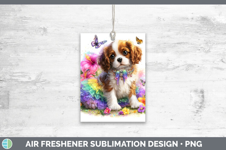 GorgeousDogs 02 Rainbow Summer Air Freshener design.