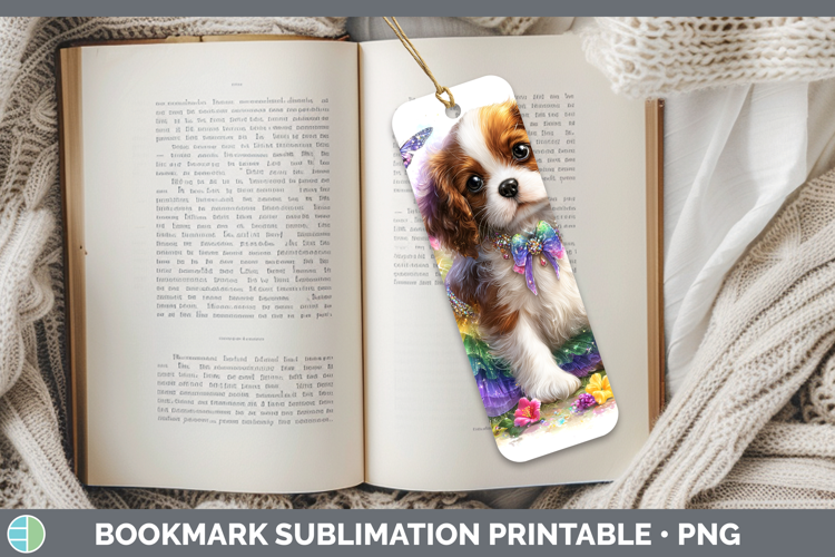 Dogs 02 Rainbow Summer Cavalier King Charles Spaniel Bookmar