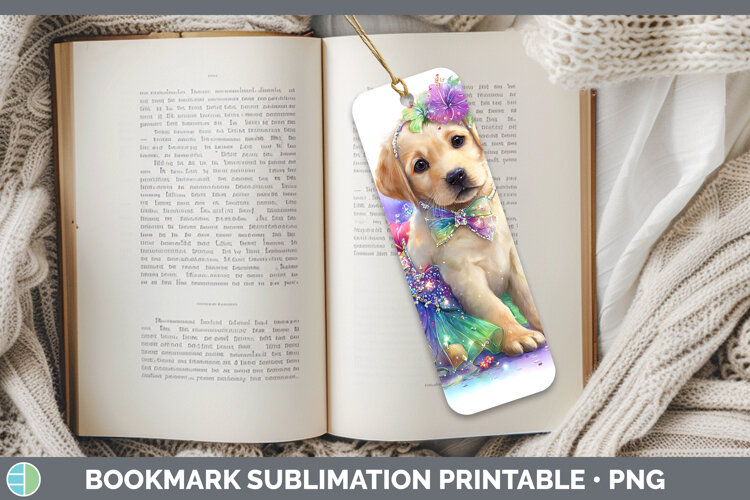 GorgeousDogs 02 Rainbow Summer Bookmark design.