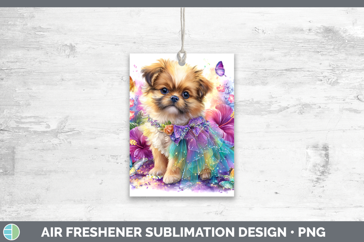 Dogs 02 Rainbow Summer Pekingese Air Freshener Sublimation C