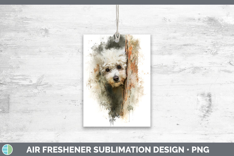 GorgeousDogs 02 Tree Peek Air Freshener design.