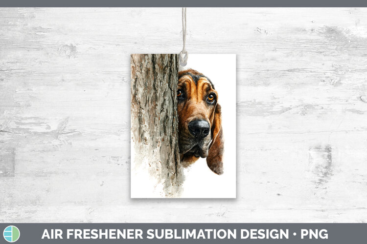 GorgeousDogs 02 Tree Peek Air Freshener design.