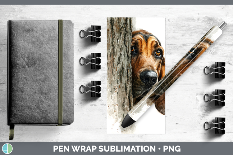 GorgeousDogs 02 Tree Peek Pen Wrap design.