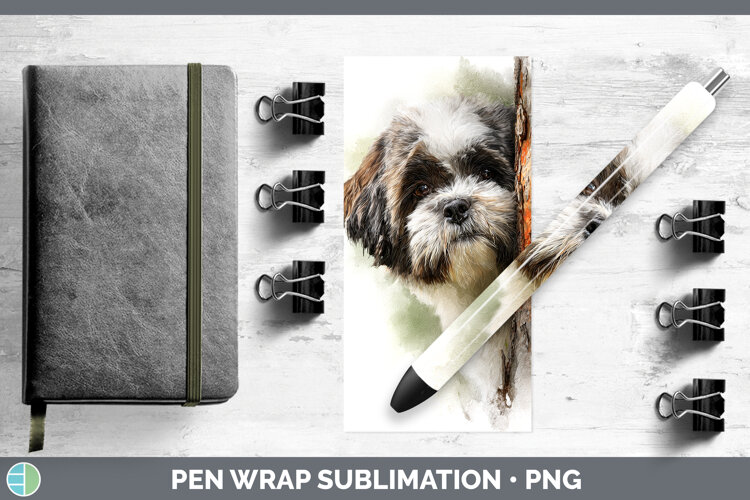 GorgeousDogs 02 Tree Peek Pen Wrap design.