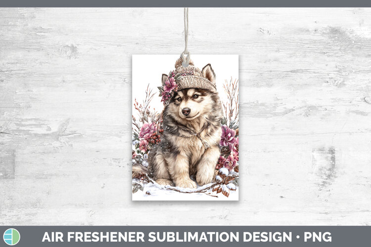 GorgeousDogs 02 Winter Knit Hat Air Freshener design.