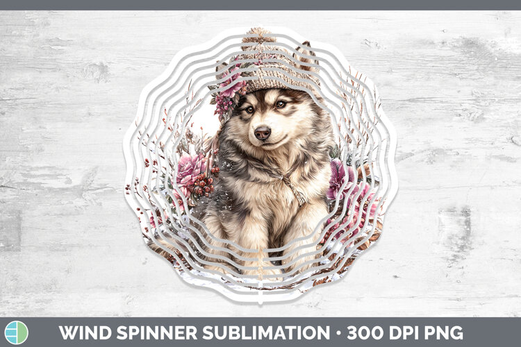 GorgeousDogs 02 Winter Knit Hat Wind Spinner design.