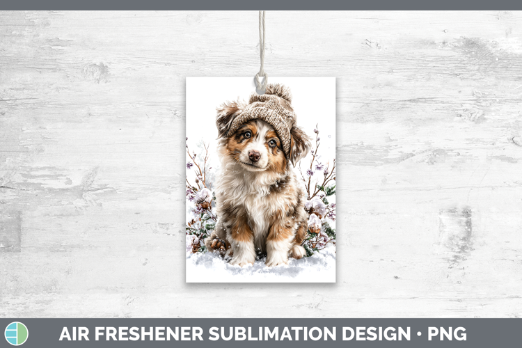Australian Shepherd Dogs 02 Winter Knit Hat Air Freshener Su