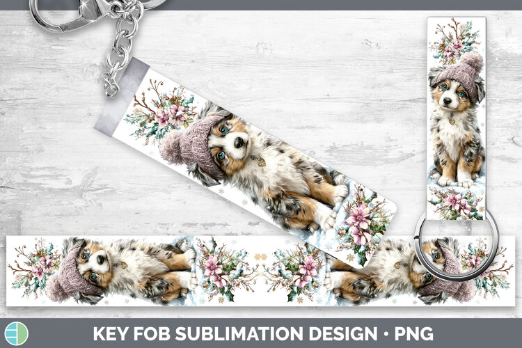 GorgeousDogs 02 Winter Knit Hat Key Fob design.
