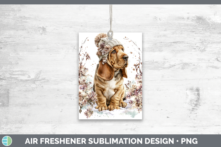 Bloodhound Dogs 02 Winter Knit Hat Air Freshener Sublimation