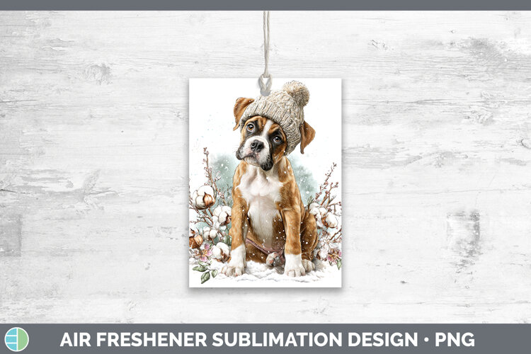 GorgeousDogs 02 Winter Knit Hat Air Freshener design.