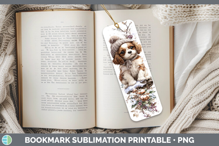 GorgeousDogs 02 Winter Knit Hat Bookmark design.