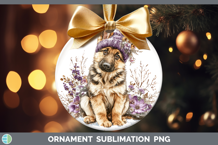 German Shepherd Dogs 02 Winter Knit Hat Ornament Sublimation