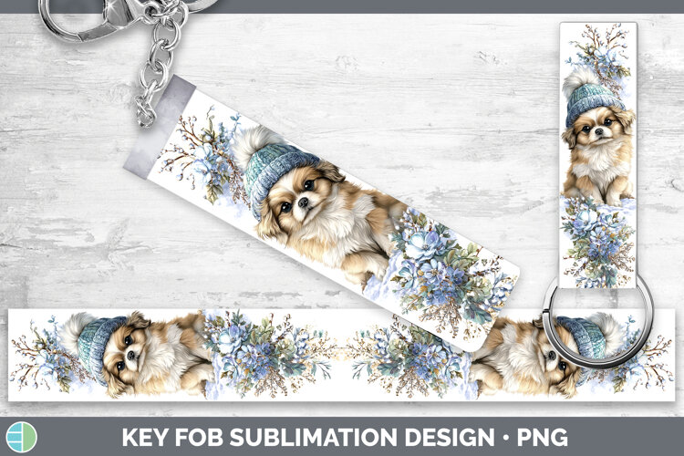 GorgeousDogs 02 Winter Knit Hat Key Fob design.