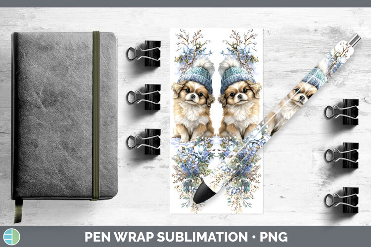 GorgeousDogs 02 Winter Knit Hat Pen Wrap design.