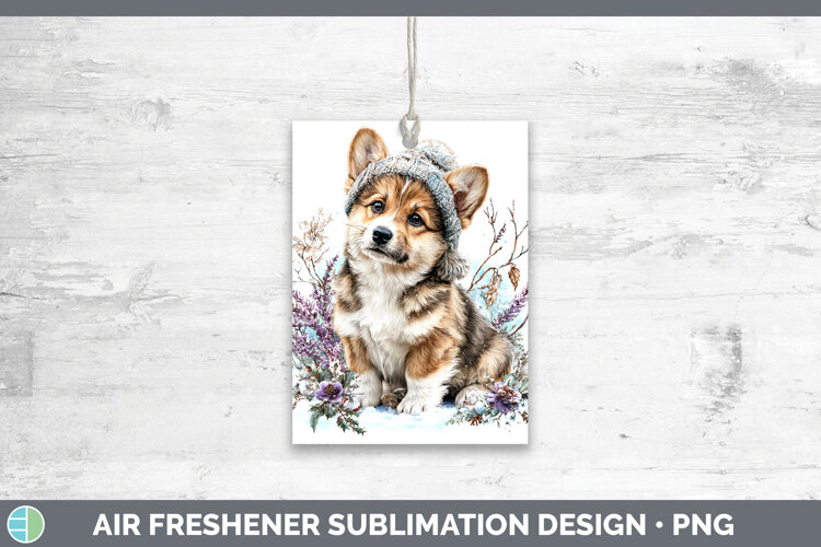 GorgeousDogs 02 Winter Knit Hat Air Freshener design.