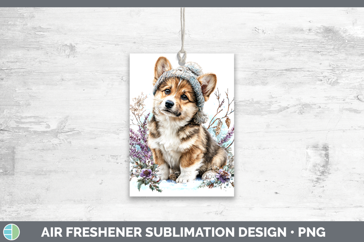 Pembrook Corgi Dogs 02 Winter Knit Hat Air Freshener Sublima
