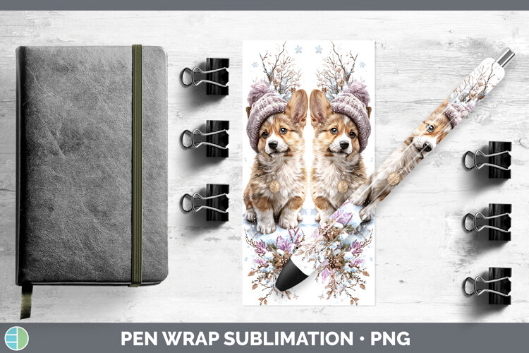GorgeousDogs 02 Winter Knit Hat Pen Wrap design.