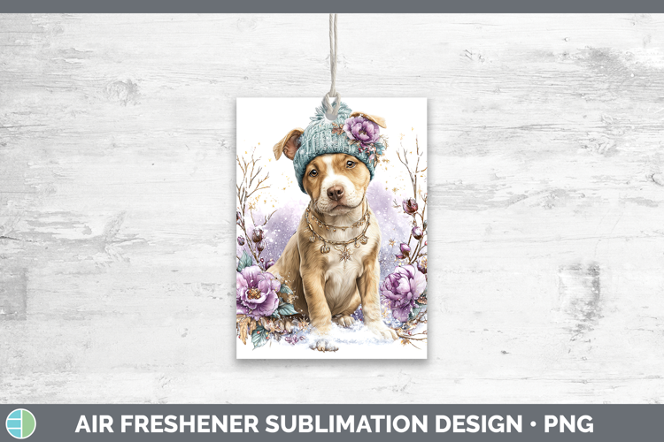 Pit Bull Dogs 02 Winter Knit Hat Air Freshener Sublimation D