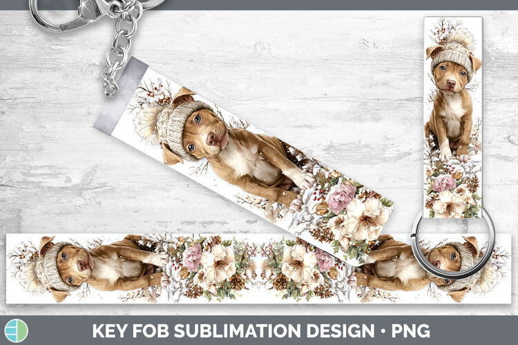 GorgeousDogs 02 Winter Knit Hat Key Fob design.