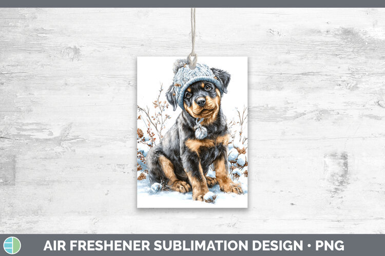 GorgeousDogs 02 Winter Knit Hat Air Freshener design.
