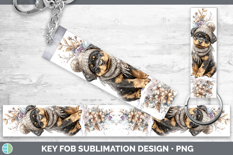 GorgeousDogs 02 Winter Knit Hat Key Fob design.