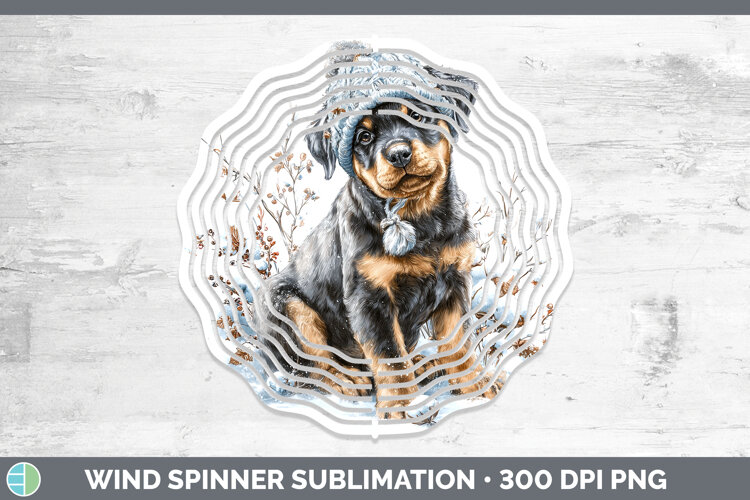GorgeousDogs 02 Winter Knit Hat Wind Spinner design.