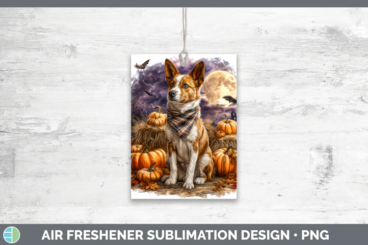 Basenji Air Freshener Dogs 03 Bandana Halloween Sublimation