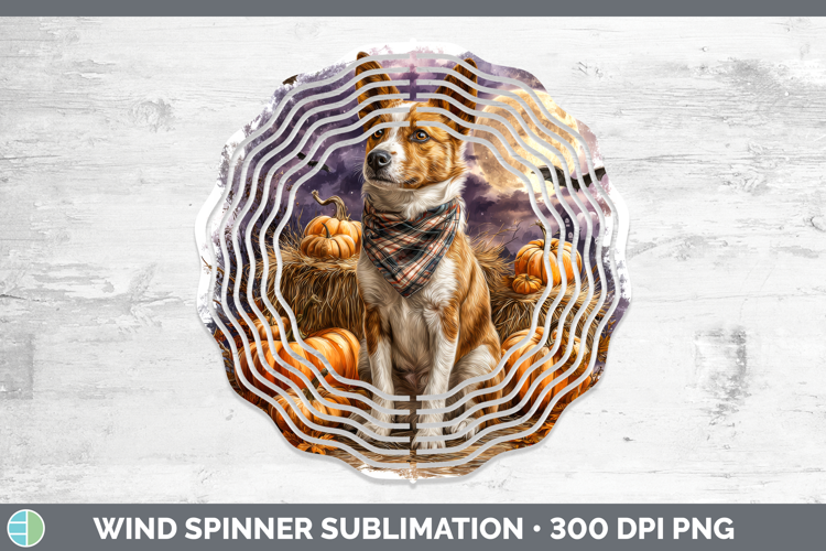 Basenji Wind Spinner Dogs 03 Bandana Halloween Sublimation S