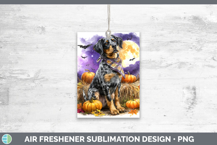 GorgeousDogs 03 Bandana Halloween Air Freshener design.