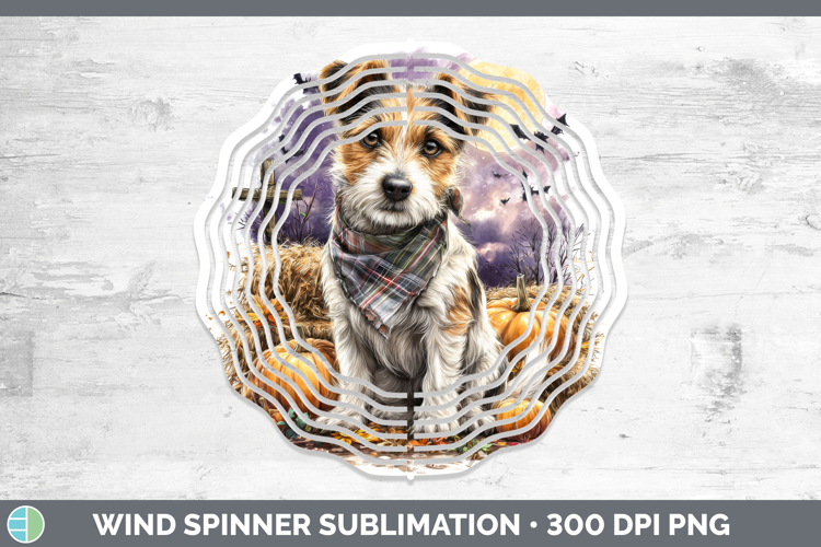 Jack Russell Terrier Wind Spinner Dogs 03 Bandana Halloween
