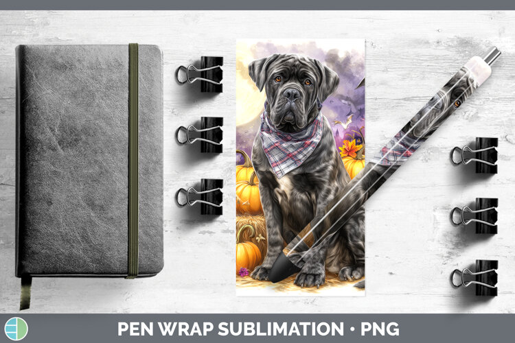 GorgeousDogs 03 Bandana Halloween Pen Wrap design.