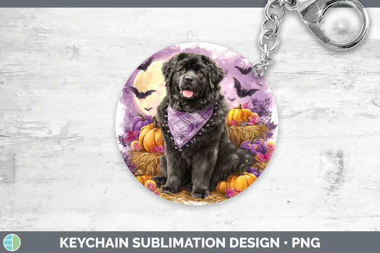 GorgeousDogs 03 Bandana Halloween Keychain design.