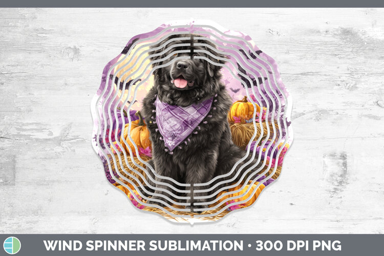 GorgeousDogs 03 Bandana Halloween Wind Spinner design.