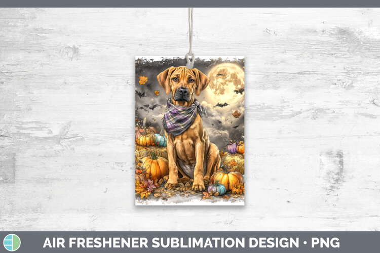 GorgeousDogs 03 Bandana Halloween Air Freshener design.
