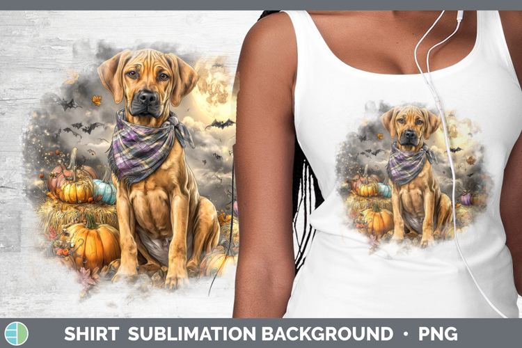 Rhodesian Ridgeback Shirt Dogs 03 Bandana Halloween Sublimat