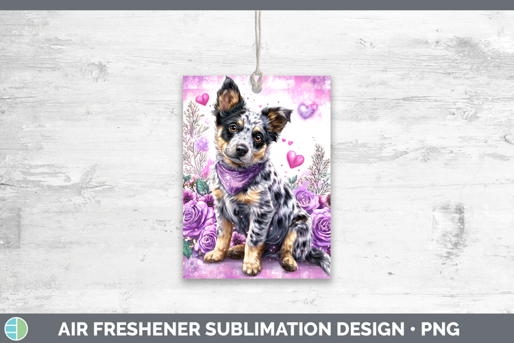 Australian Cattle Dog Dogs 03 Checker Valentine Air Freshene
