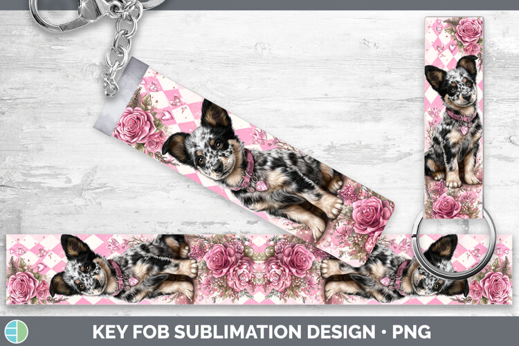 GorgeousDogs 03 Checker Valentine Key Fob design.