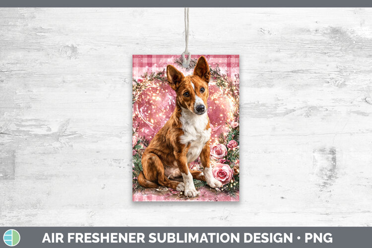 GorgeousDogs 03 Checker Valentine Air Freshener design.