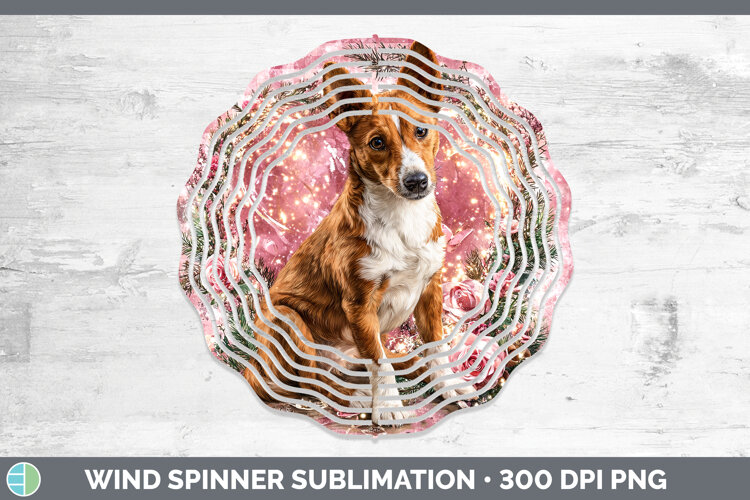 GorgeousDogs 03 Checker Valentine Wind Spinner design.