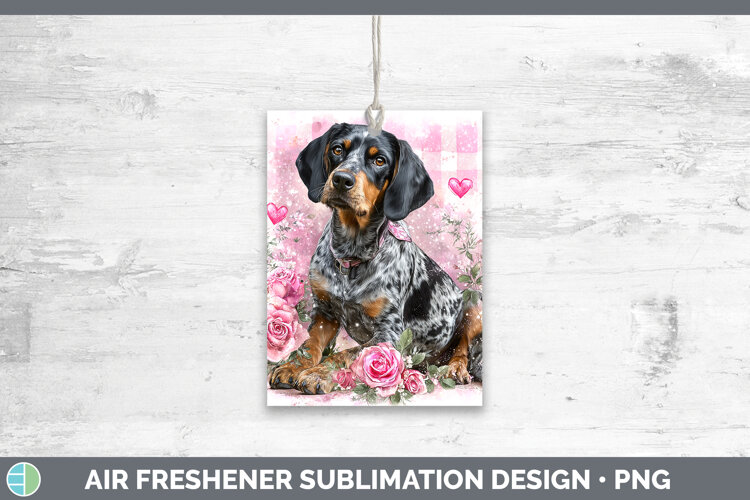 GorgeousDogs 03 Checker Valentine Air Freshener design.