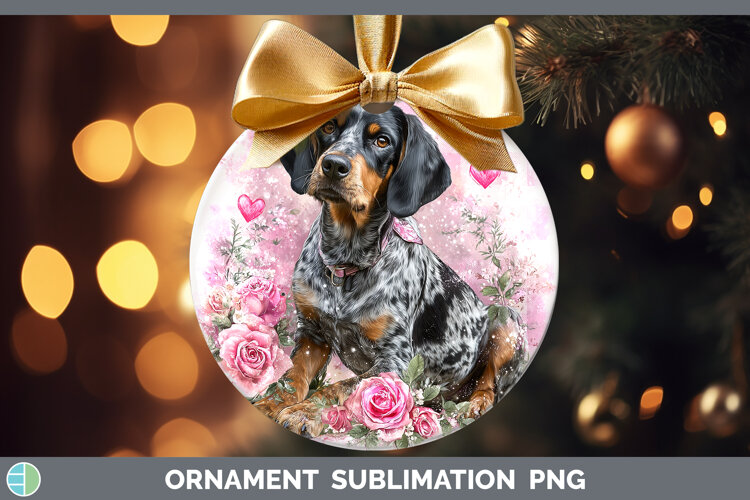 GorgeousDogs 03 Checker Valentine Ornament design.